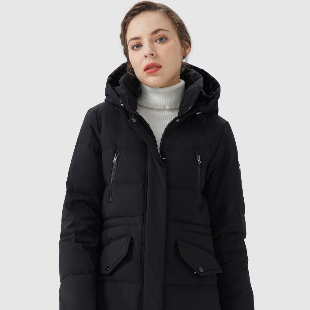 Orolay Waterproof Thickened Down Jacket With Hood.  Wear only once!
